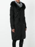 fur collar parka 