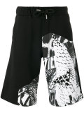 multi-print shorts 