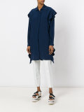 long ruffled shirt