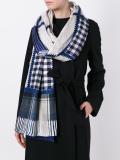 checked scarf