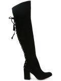 lace-up detailing boots
