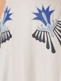 leather embroidered dress