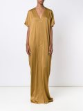 long length v-neck dress