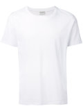ribbed collar T-shirt