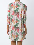 tropical print beach dress