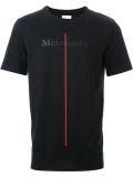 vertical line detail T-shirt