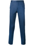 slim fit trousers