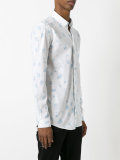 water drops print shirt 