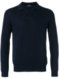 longsleeved polo shirt