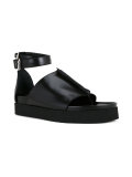 platform buckled sandals