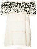 embroidered off-shoulder blouse
