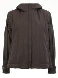 loose-fit sleeves hooded jacket