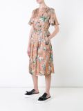 jungle print high waist skirt