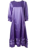 flared ruffle trim dress 