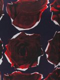 rose print sleeveless dress