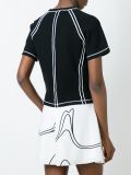 contrast seam T-shirt