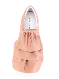ruched slip-on sneakers