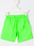 drawstring neon swim shorts