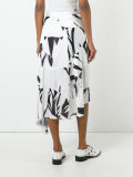 printed crumpled skirt 