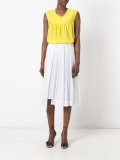 round neck shift blouse
