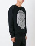 'Puffa Face'套头衫
