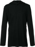 V-neck hoodie