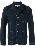 contrast stitch blazer 