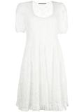 lace flared dress