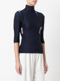 high neck top