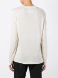 diagonal layer long sleeve top