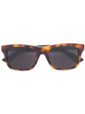 Web trim rectangular sunglasses