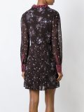 floral & dot print dress