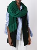 raw edge scarf