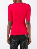scoop neck T-shirt
