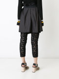 layered draped trousers