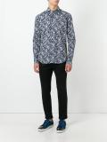 abstract print shirt