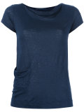 Draped pocket T-shirt