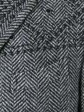 studded herringbone coat