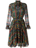 pussy-bow collar dress 