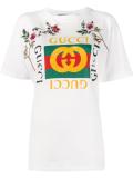 'Fake Gucci' embroidered t-shirt