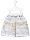 striped skirt