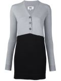 contrast long cardigan