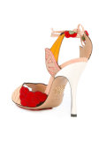fruit patch heeled sandals 