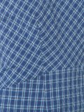 fitted checked dress