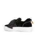 front bow slip-on sneakers