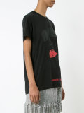 face print T-shirt