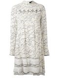 longsleeved vine print dress