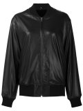 leather bomber jacket
