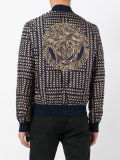 Tribal Medusa print bomber jacket