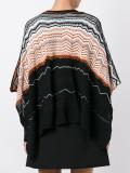 striped poncho